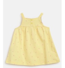 Abito a trapezio Chicco Neonata giallo  stampato floreale 05822