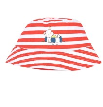 Cappello Chicco Neonato Bianco fantasia pesci rossi / Bianco a righe rosse 16425