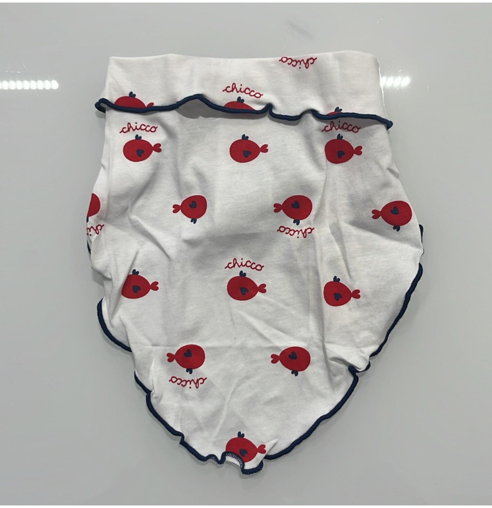 Bandana Chicco Neonata Variante: Bianca e rossa/Bianca e colorata/ verde 16426