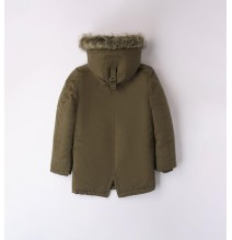 Giubbotto Sarabanda Verde Militare lungo per ragazzo A549