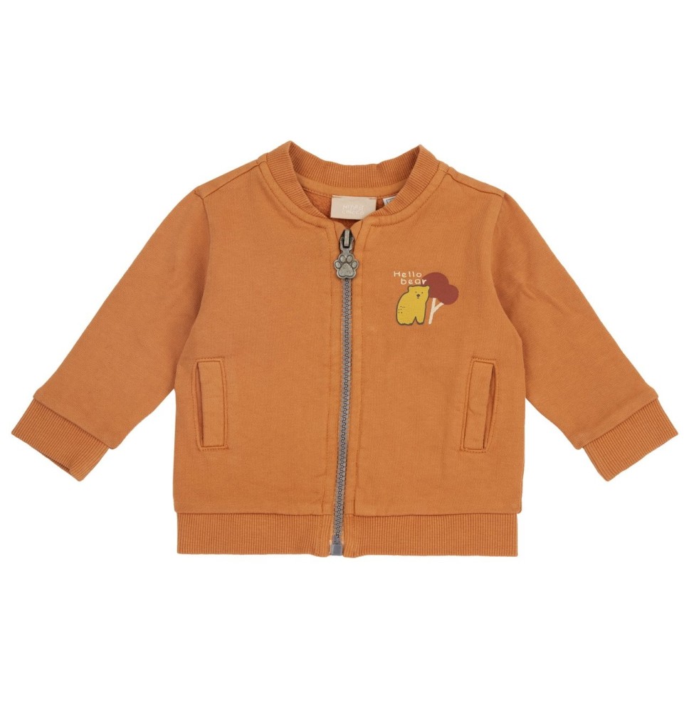 Felpa con zip Chicco Bimbo Arancio 07751 Felpa con zip Chicco Bimbo Arancio 07751