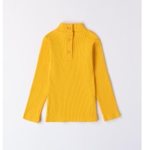 Maglietta Lupetto Sarabanda bimba gialla