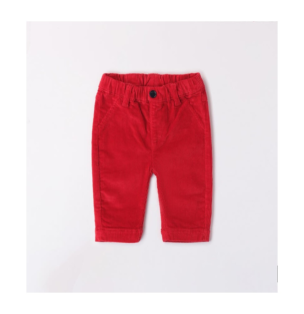 Pantaloni Minibanda neonato rossi 3A62800