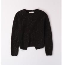 Maglione Sarabanda Marrone e Nera ragazza con pailettes  A778