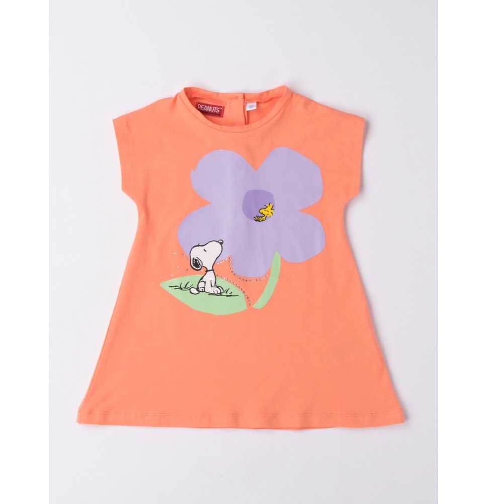Vestito Sarabanda Bimba Snoopy arancione 6583