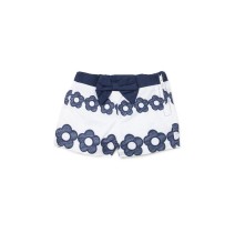 Pantaloncino Chicco neonato Bianco con dettagli blu 43848