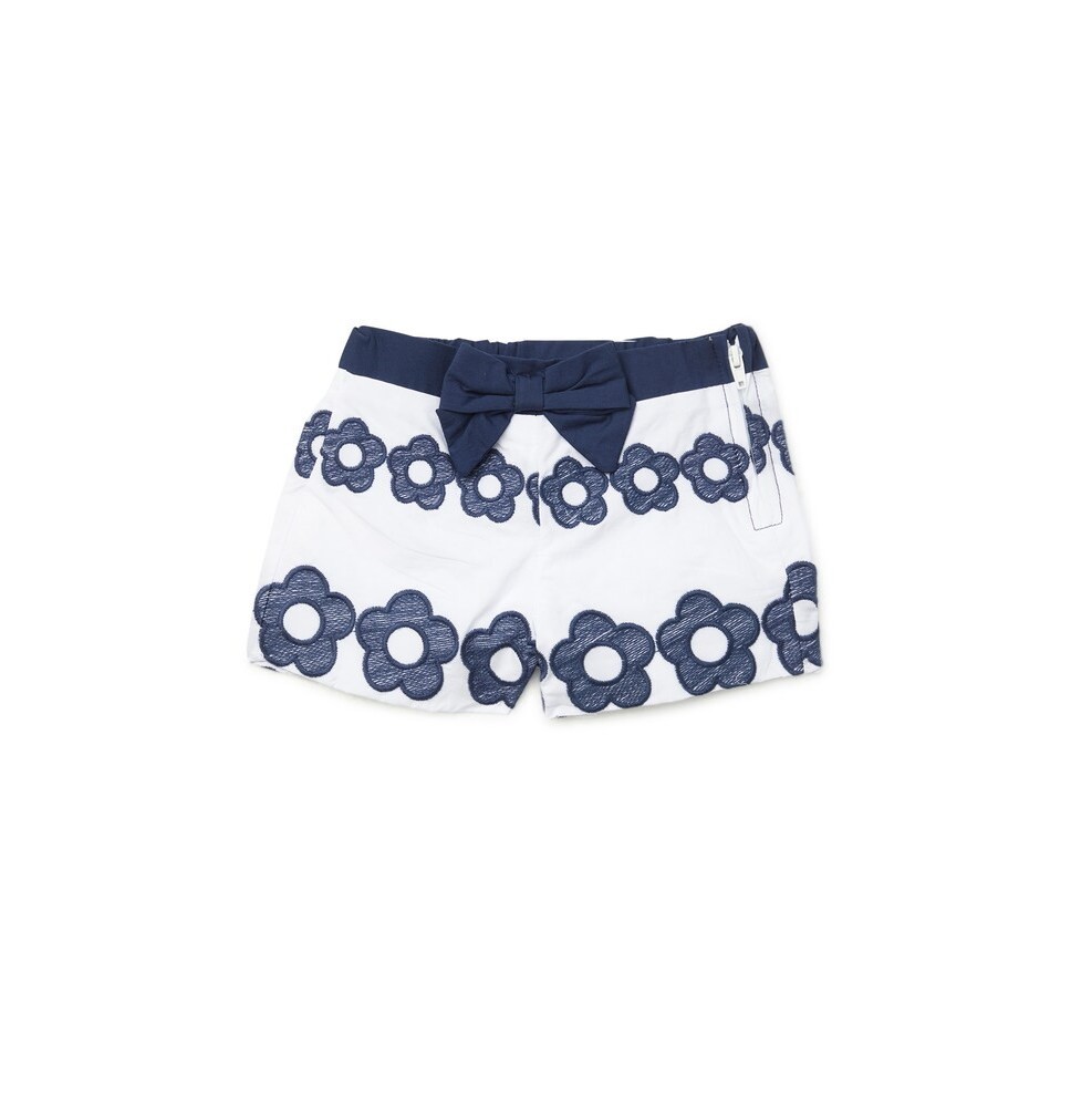 Pantaloncino Chicco neonato Bianco con dettagli blu 43848