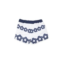 Pantaloncino Chicco neonato Bianco con dettagli blu 43848