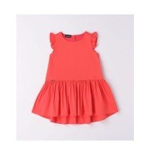 Vestito Sarabanda Bimba Rosso corallo 6580