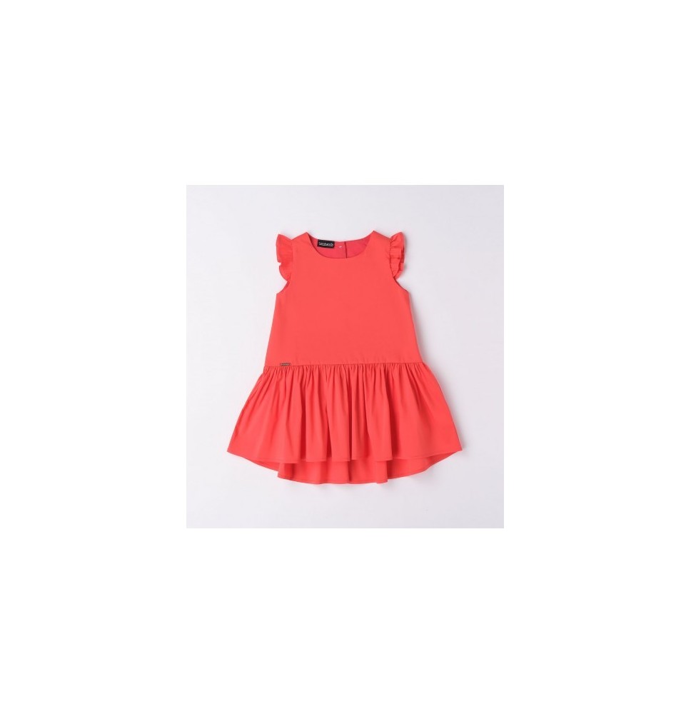Vestito Sarabanda Bimba Rosso corallo 6580