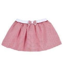 Gonna Chicco Neonato Bianca a righe rosse 34486