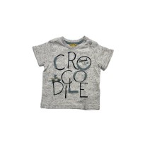 Maglietta Chicco Neonato grigia con stampa 06554