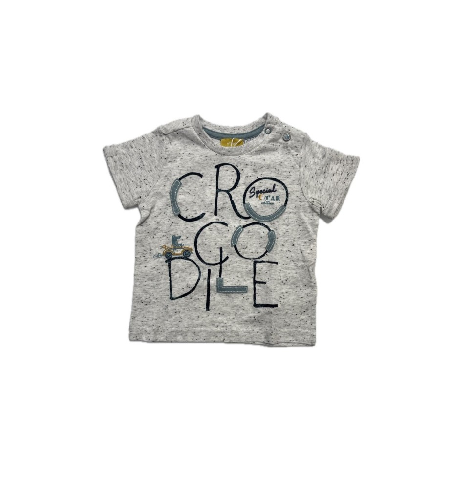 Maglietta Chicco Neonato grigia con stampa 06554