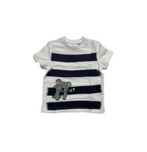 Maglietta Chicco Neonato bianca a righe blu 06653