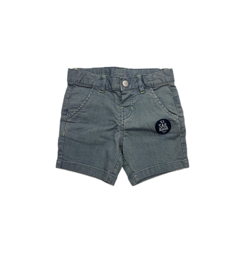 Pantalone corto Chicco Neonato in jeans a righe 52741