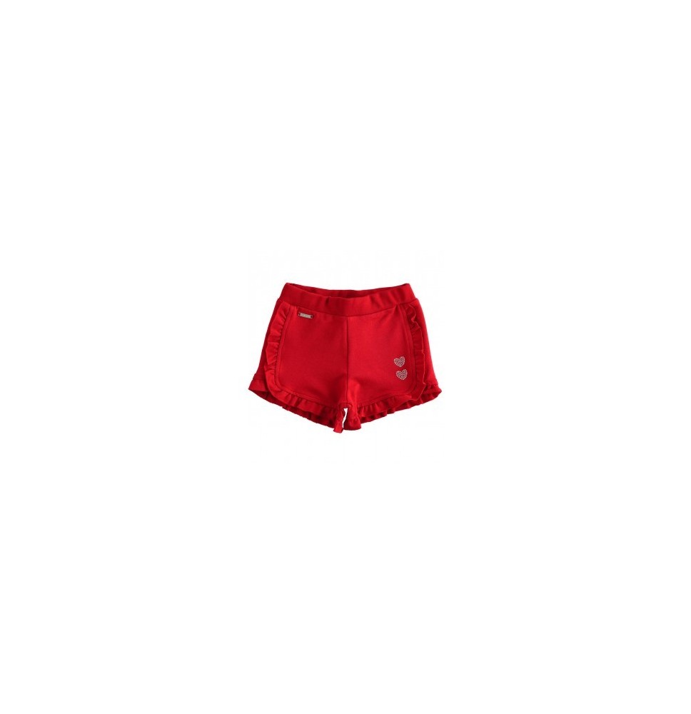 Pantalone corto Sarabanda Bimba rosso D205900