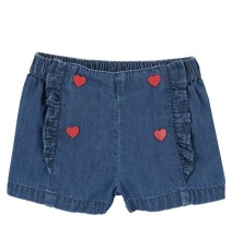 Pantalone Corto Chicco Neonato in denim 00581