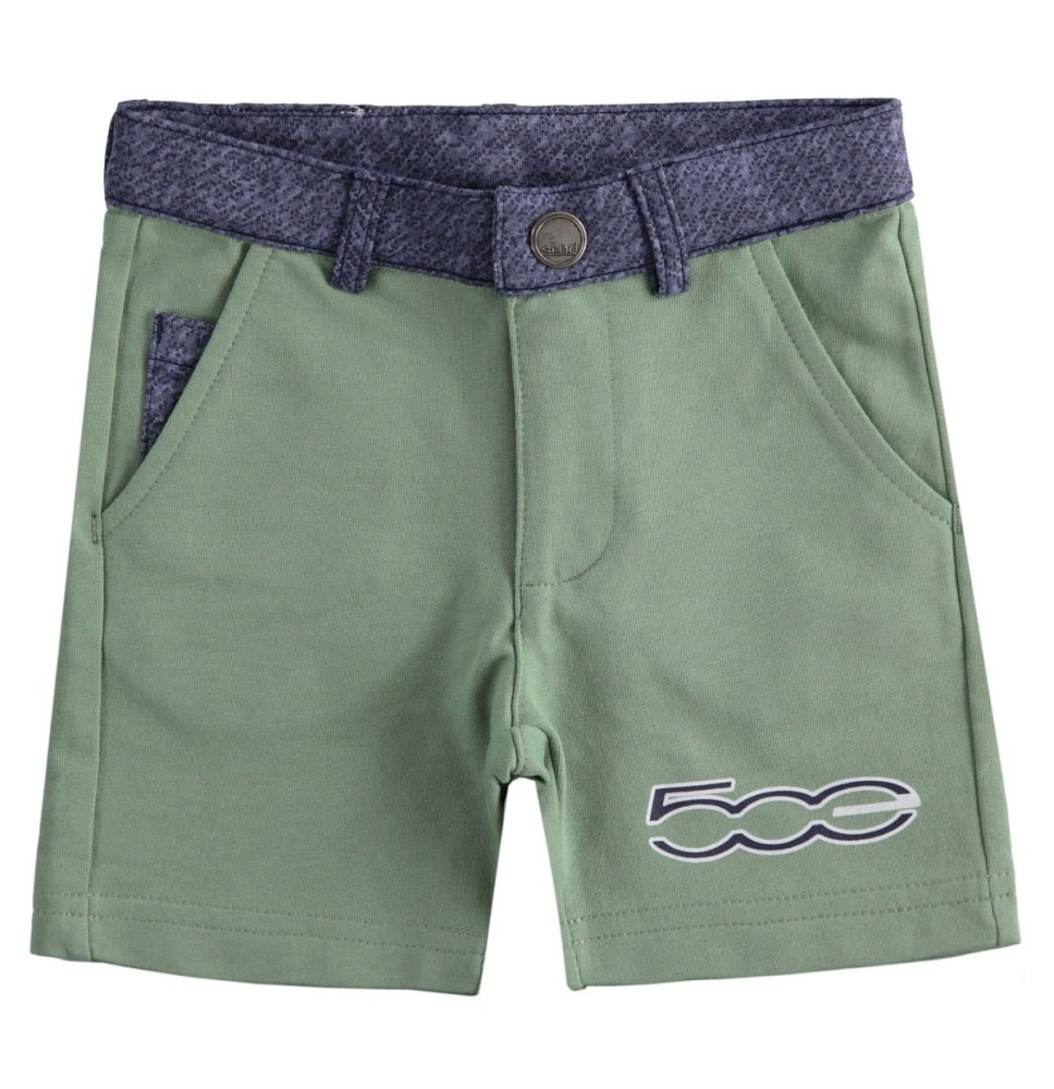 Pantaloni corti Sarabanda Fiat 500 Bimbo verdi 2541