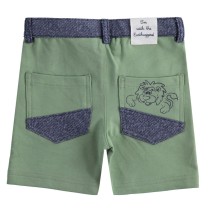 Pantaloni corti Sarabanda Fiat 500 Bimbo verdi 2541