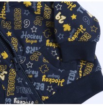 Felpa Chicco blu con zip 07577
