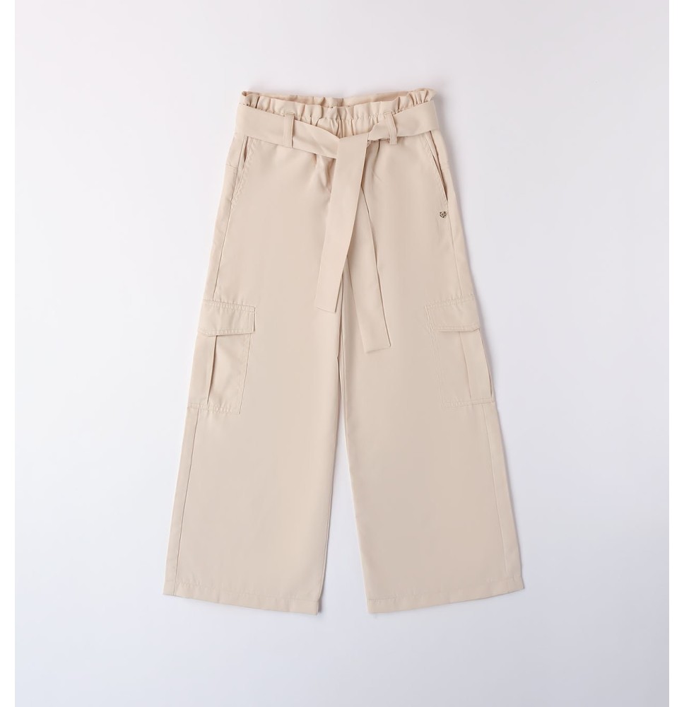 Pantalone Sarabanda Beige o Bianco ragazza 8438