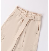 Pantalone Sarabanda Beige o Bianco ragazza 8438