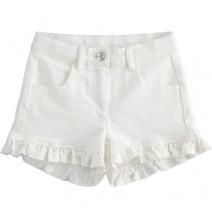 Pantaloni Corti Sarabanda Ragazza Bianco 4716