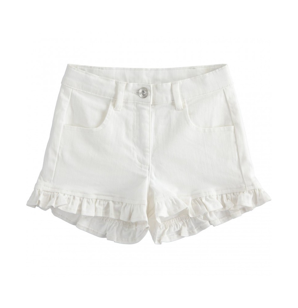 Pantaloni Corti Sarabanda Ragazza Bianco 4716