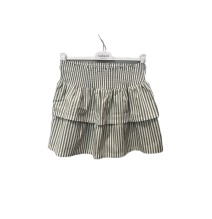 Gonna Sarabanda Ragazza a righe bianche e verdi D421100