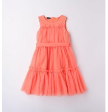 Abito tulle Sarabanda color mandarino 062700