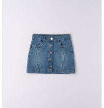 Gonna Sarabanda Ragazza in denim 0683600