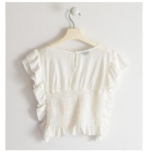 Camicia Sarabanda Ragazza Panna 0244000