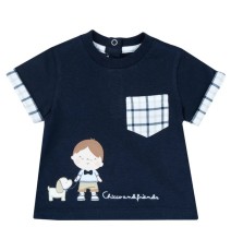 Maglietta Chicco Neonato Blu 05851