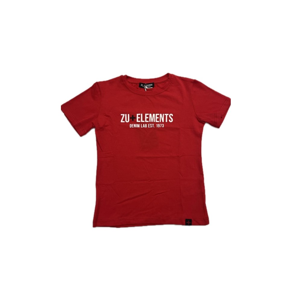 Maglietta Zu Elements Bimbo Bianca e rossa ZU178B