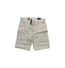 Bermuda Sarabanda Bimbo in Lino Beige a righe 8141