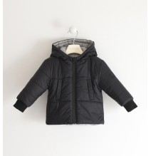 Giubbino Sarabanda bimbo reversibile nero e grigio 5183