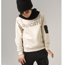 Felpa Beige Ducati per ragazzo 242GA60100