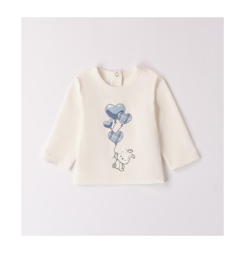 Maglietta Minibanda Bianca per bimba neonata A747