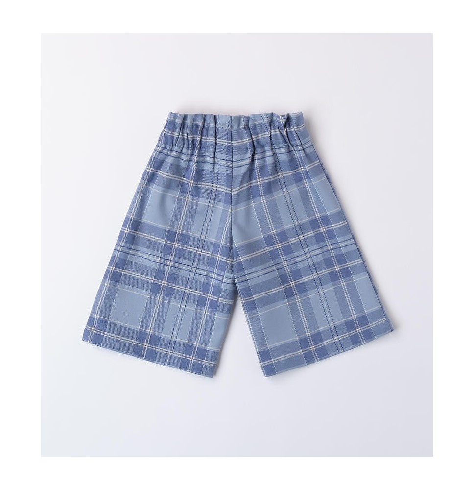 Pantaloni Minibanda larghi bimba blu A725