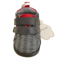 Scarpine da culla Minibanda neonato grigie 3314