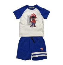 Completo Ducati Bimbo maglietta e short Blu e bianco B60700