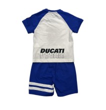 Completo Ducati Bimbo maglietta e short Blu e bianco B60700