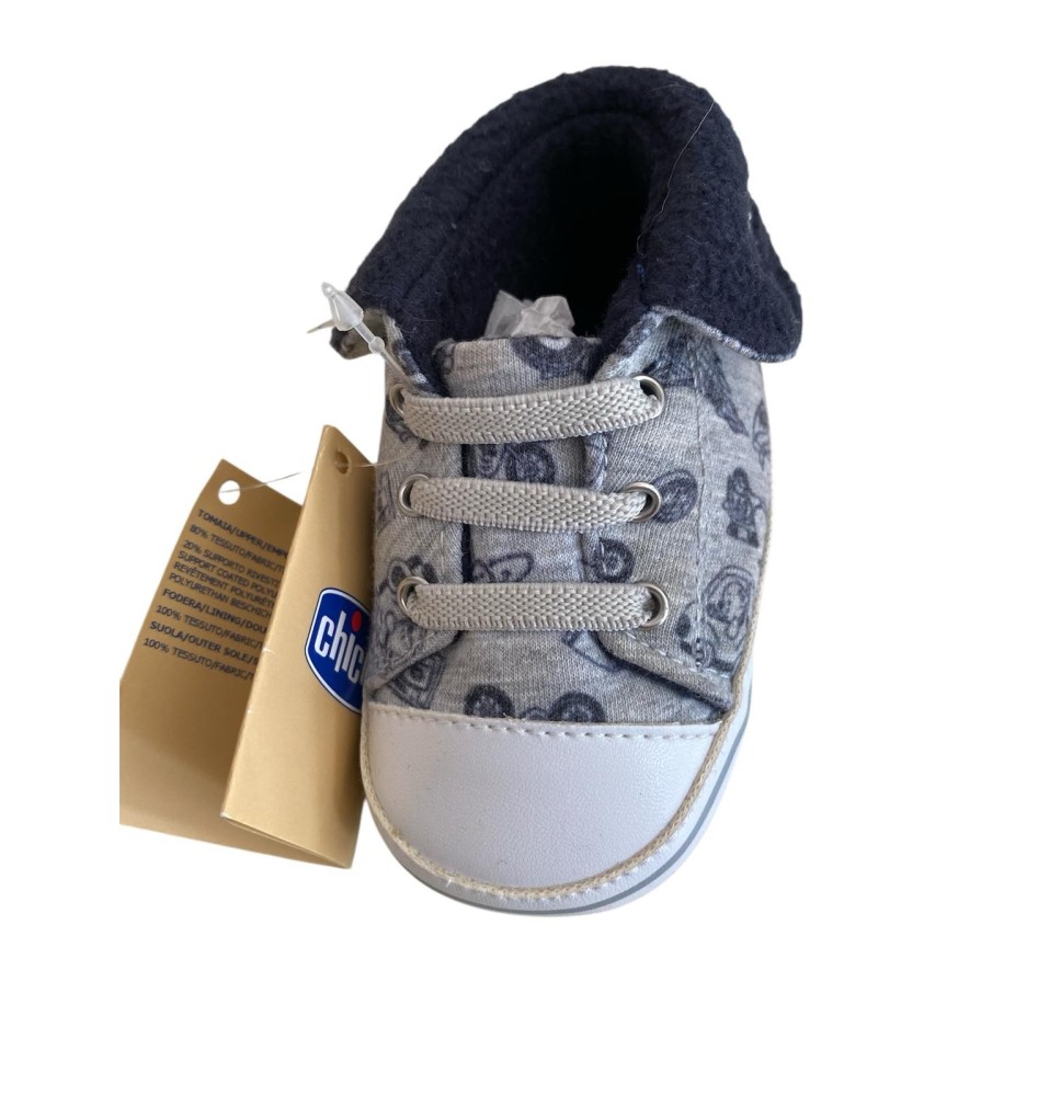 Scarpine da culla Chicco neonato grigie 1056404