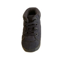 Scarpine da culla Minibanda neonato blu N337