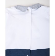 Tutina Chicco Neonato Bianca e Blu 02246