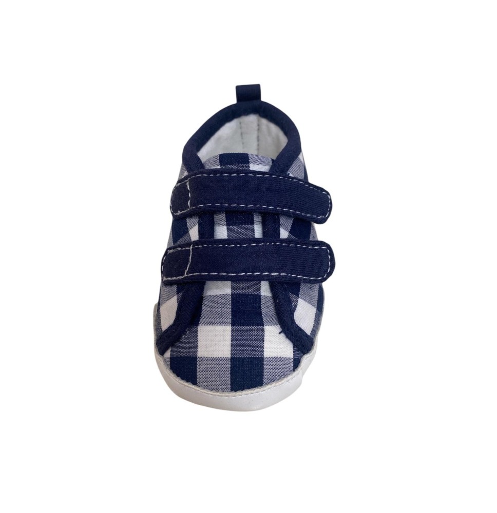 Scarpine da culla Minibanda neonato blu U320