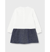 Abito Chicco bimba bianco 02878