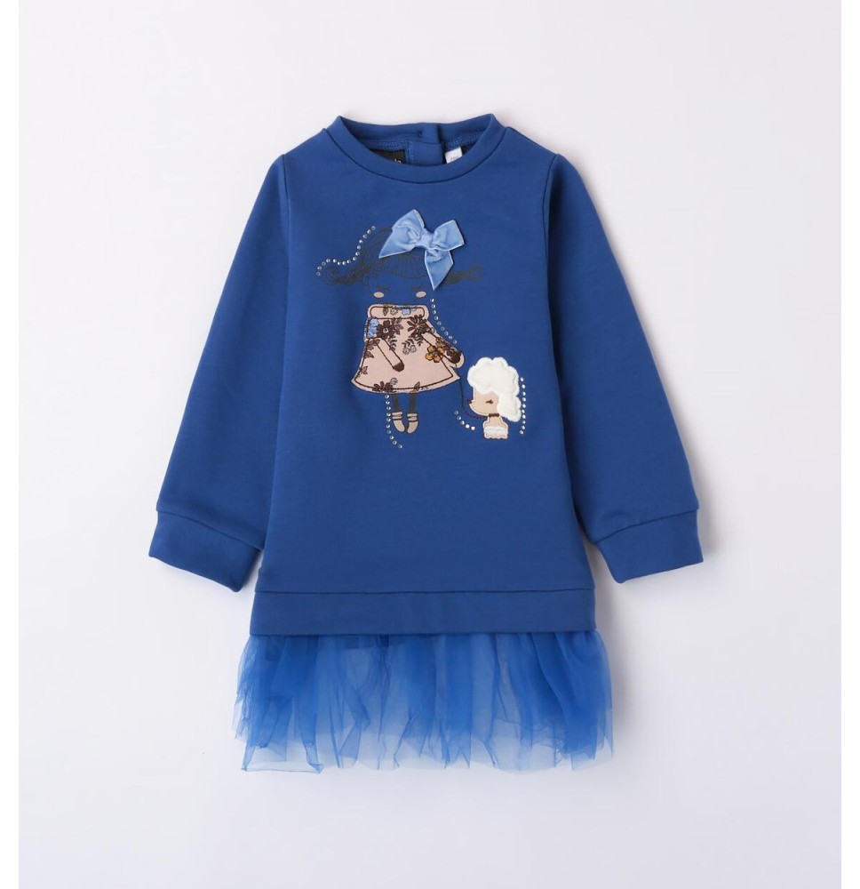 Abito Sarabanda bimba blu 7363