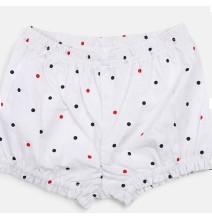 Completo Chicco abito e Coulotte Neonato Bianco e rosso 73748