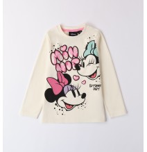 Maglietta Sarabanda Minnie bimba panna A303